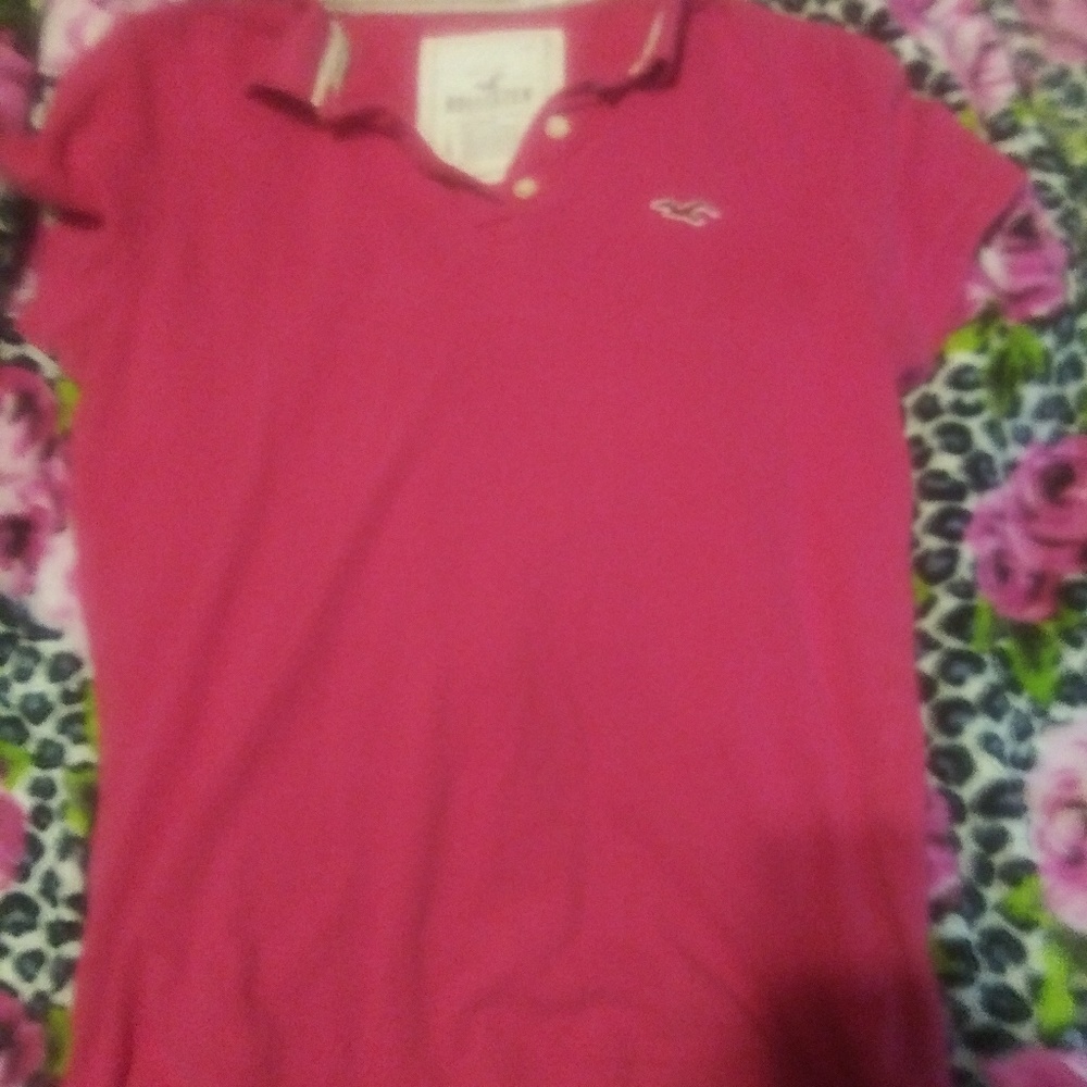 Hollister tee pink
